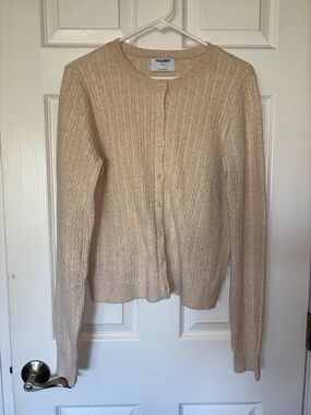 Old Navy SoSoft Cropped Cable-Knit Cardigan